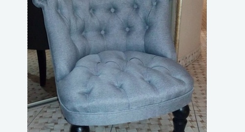 Обшивка стула на дому. Бухарестская